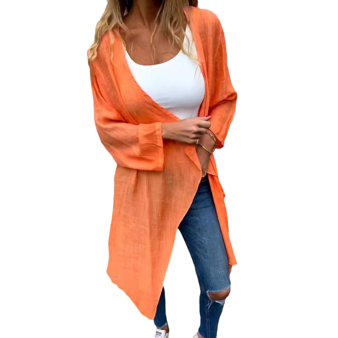 Damen luftiger Open-Front Kimono Drune