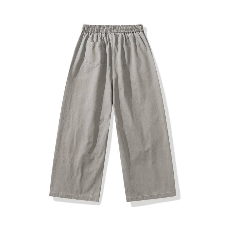 Damen weite Cargo-Hose mit elastischem Bund und Tunnelzug Drune