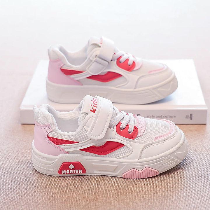 Damen sportliche Kindersneaker mit praktischen Klettverschlüssen Drune