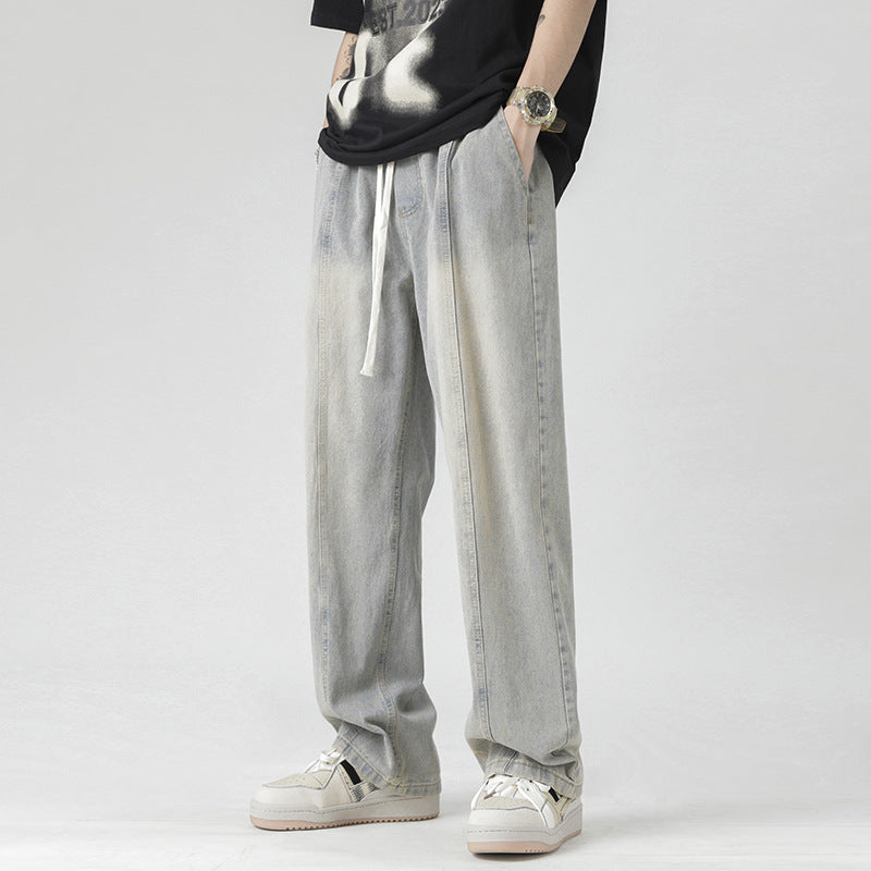 Herren Bequeme Baggy-Jeans Drune