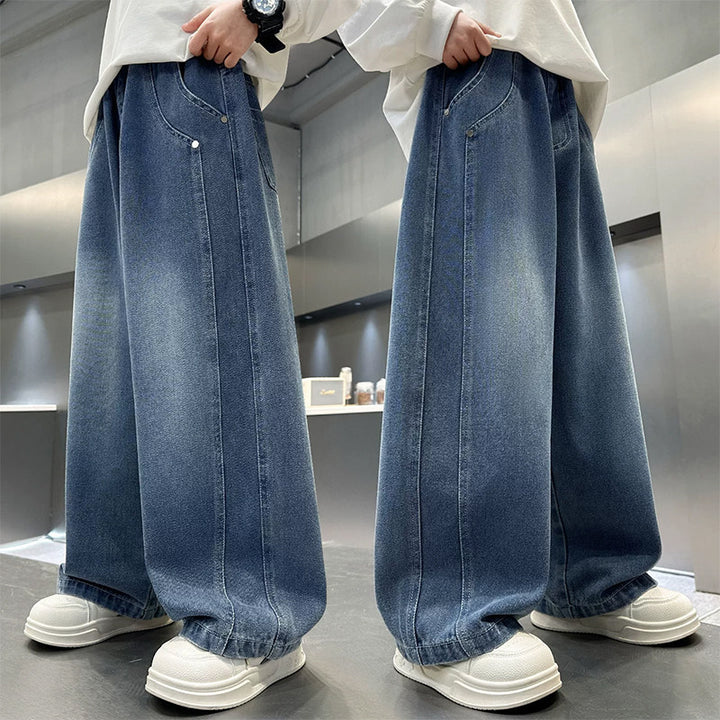 Unisex weite Jeanshose mit komfortablem Schnitt Drune
