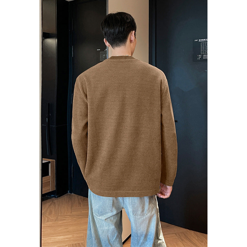 Herren Strickpullover mit strukturiertem Design Drune