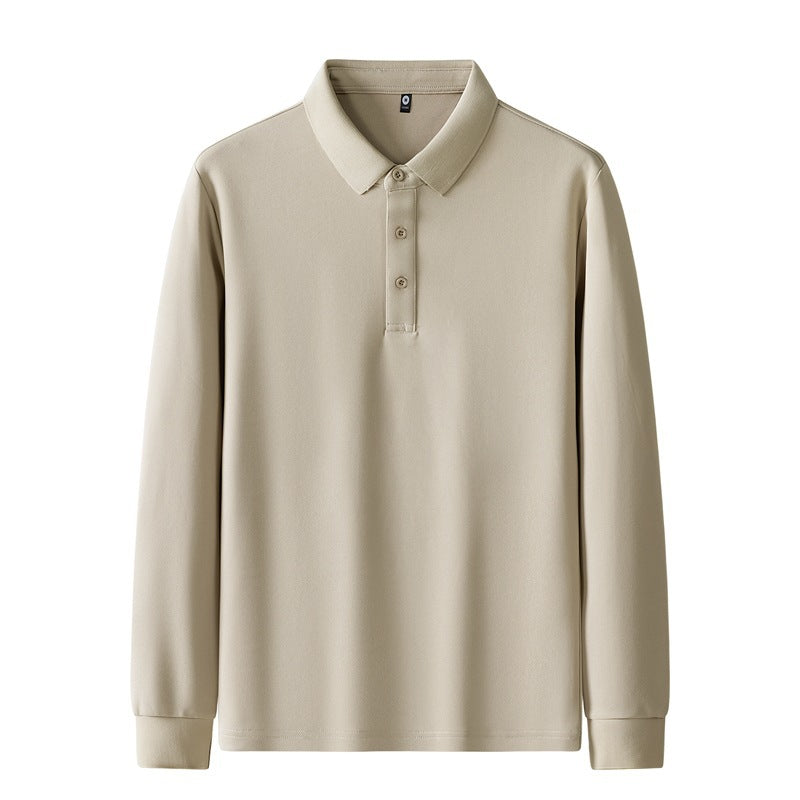 Damen Poloshirt mit langem Arm und Knopfdetails Drune