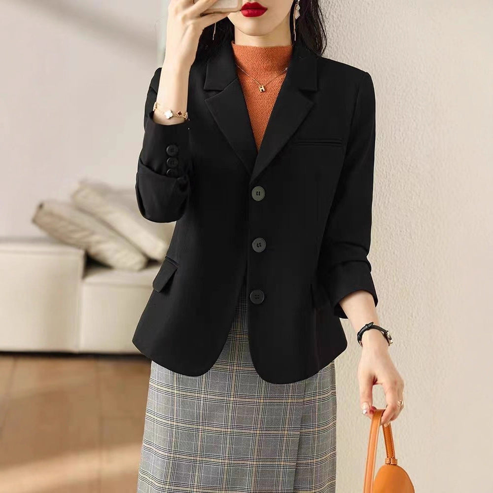 Damen Modischer Blazer mit tailliertem Schnitt Drune