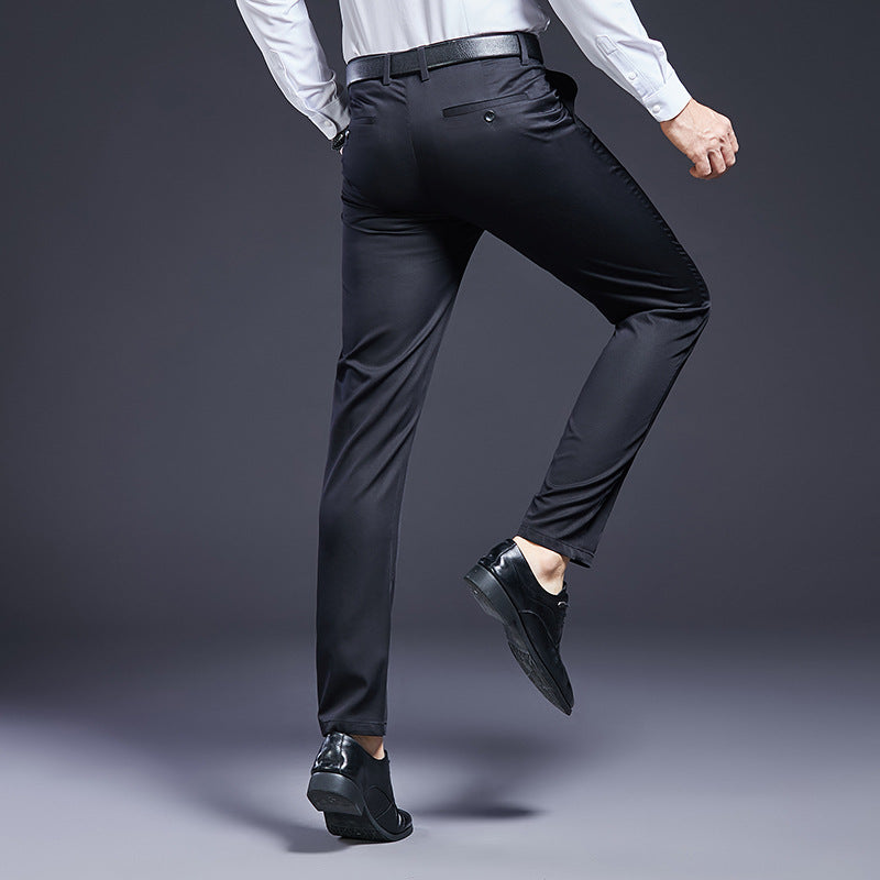 Herren elegante Business-Hosen mit Stretch-Anteil Drune