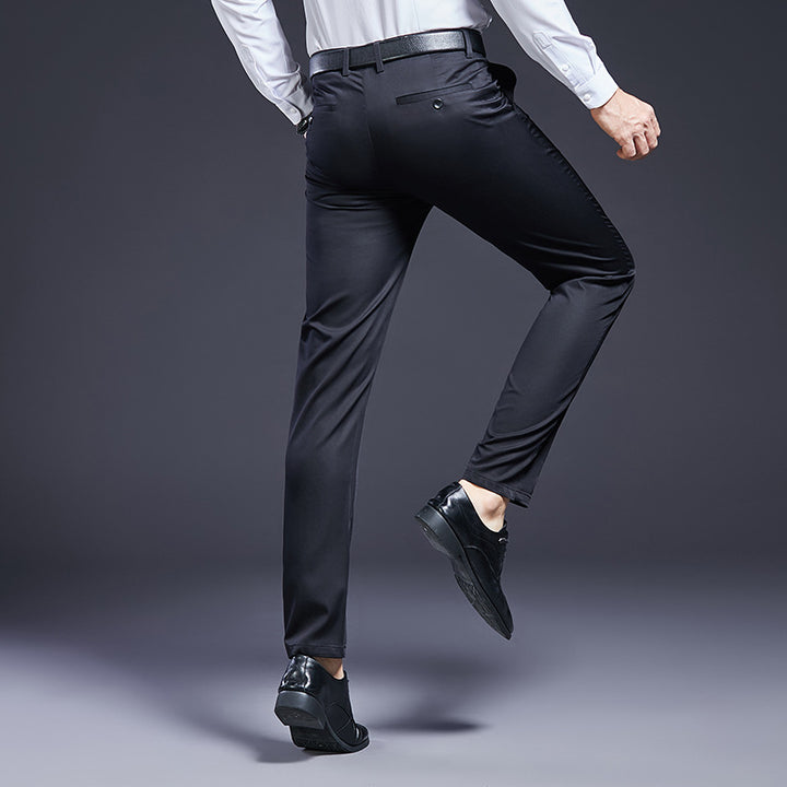 Herren elegante Business-Hosen mit Stretch-Anteil Drune