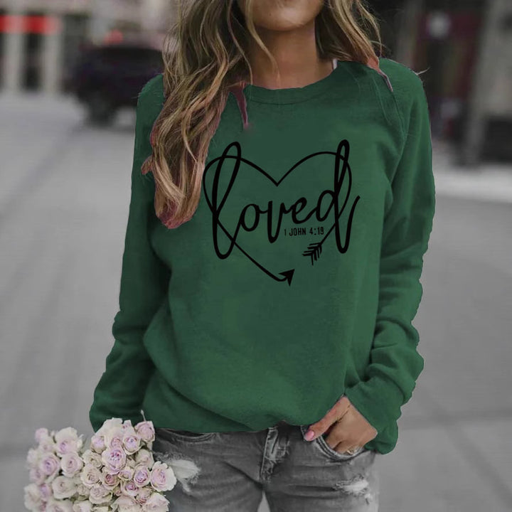 Damen Sweatshirt mit inspirierendem Schriftzug und trendigem Design Drune
