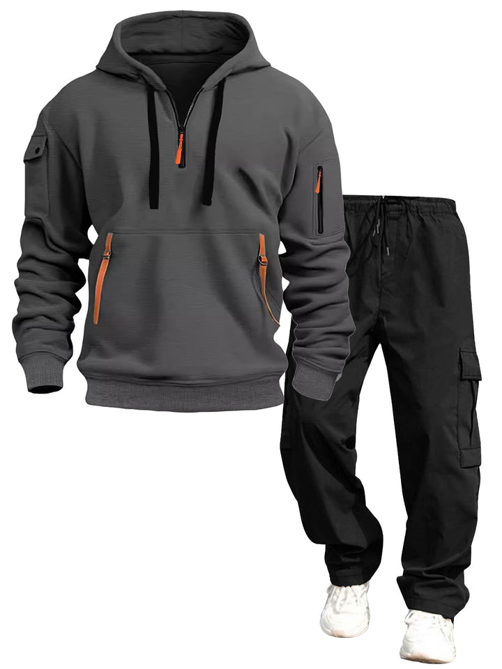 Herren lässiger Kapuzenpullover und Jogginghose Drune