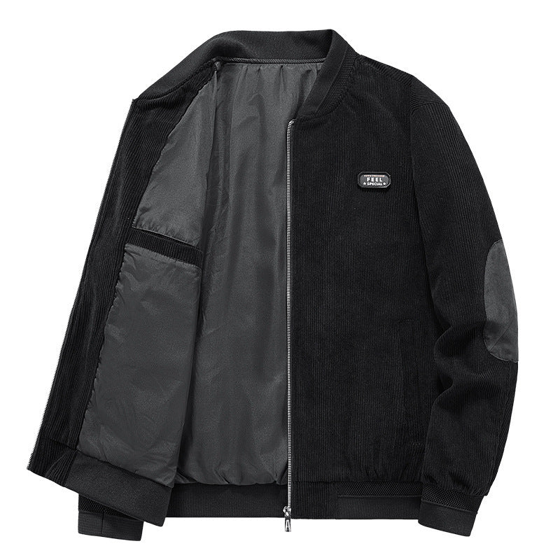 Herren Modische Cordjacke mit komfortablem Innenfutter Drune