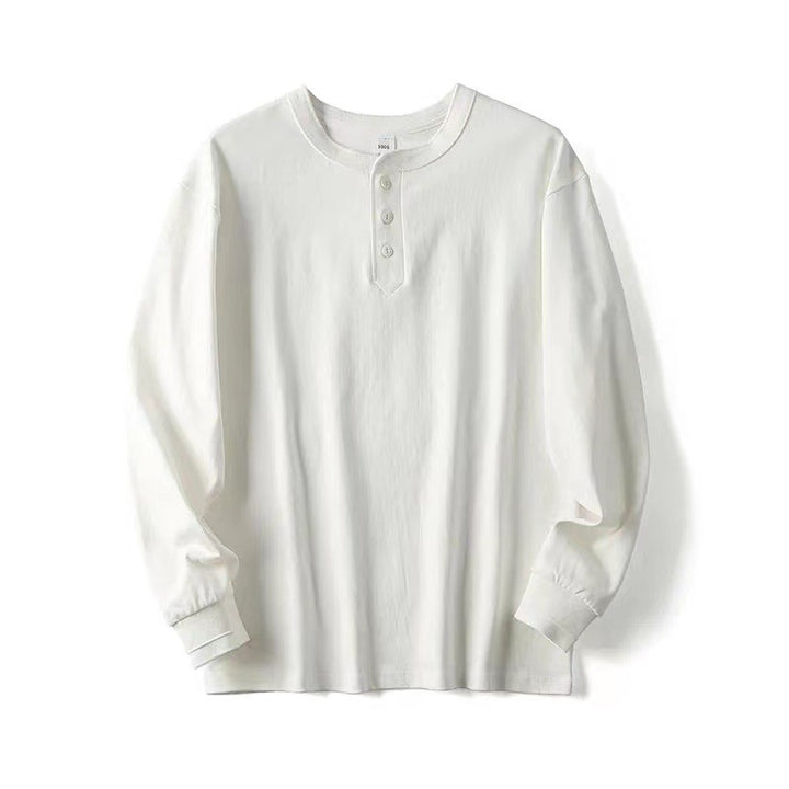 Damen Langarm-Henley-Shirt aus atmungsaktiver Baumwolle Drune