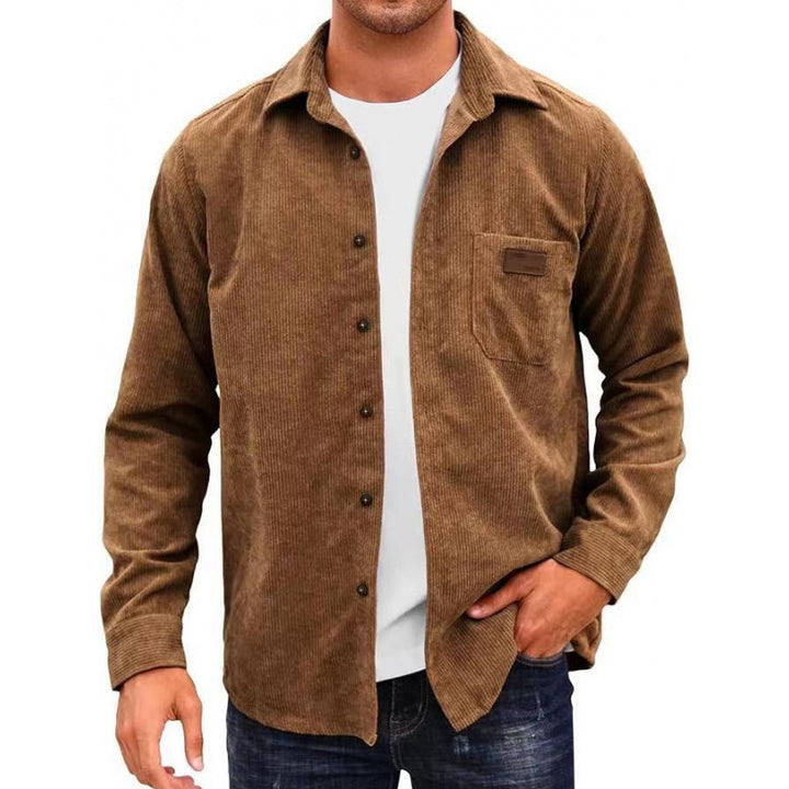 Herren Corduroy Hemdjacke Drune