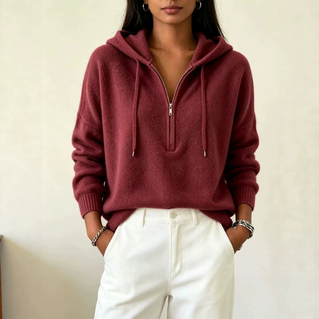 Damen Bequemer Kapuzenpullover Drune