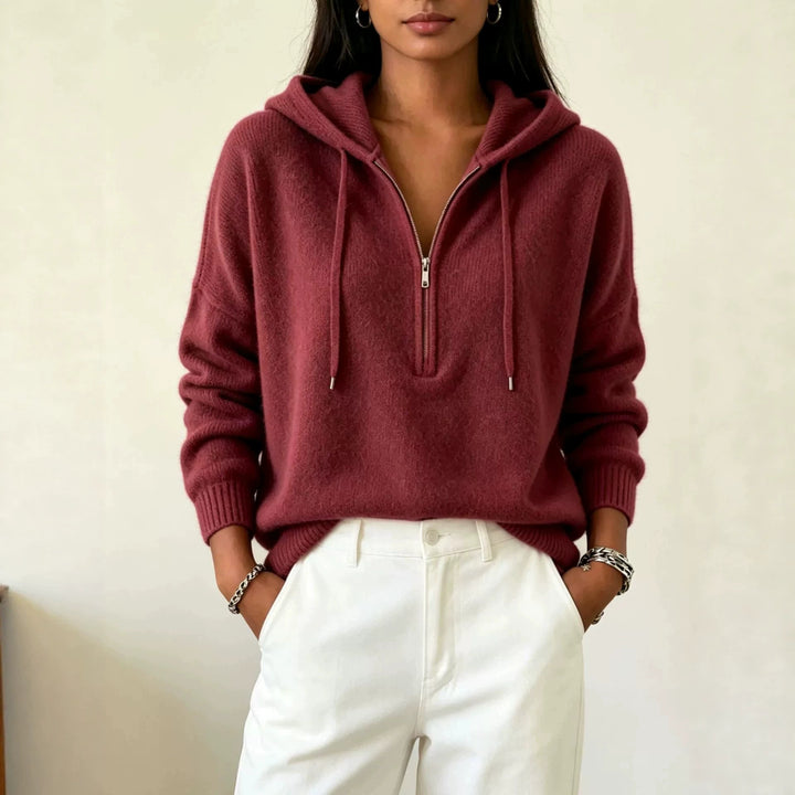 Damen Bequemer Kapuzenpullover Drune