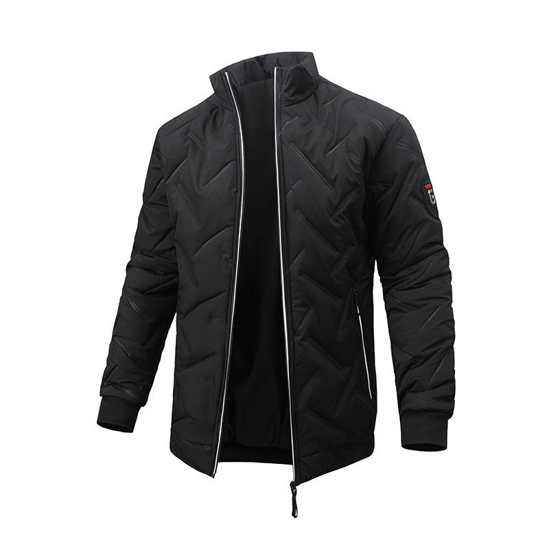Herren Leichte Steppjacke mit hohem Kragen und praktischem Reißverschluss Drune