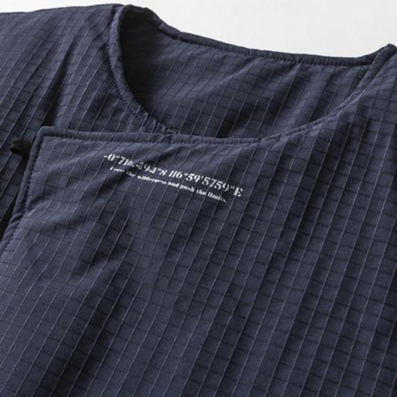 Unisex Gepolsterte Steppweste mit asymmetrischer Front und minimalistischer Silhouette Drune