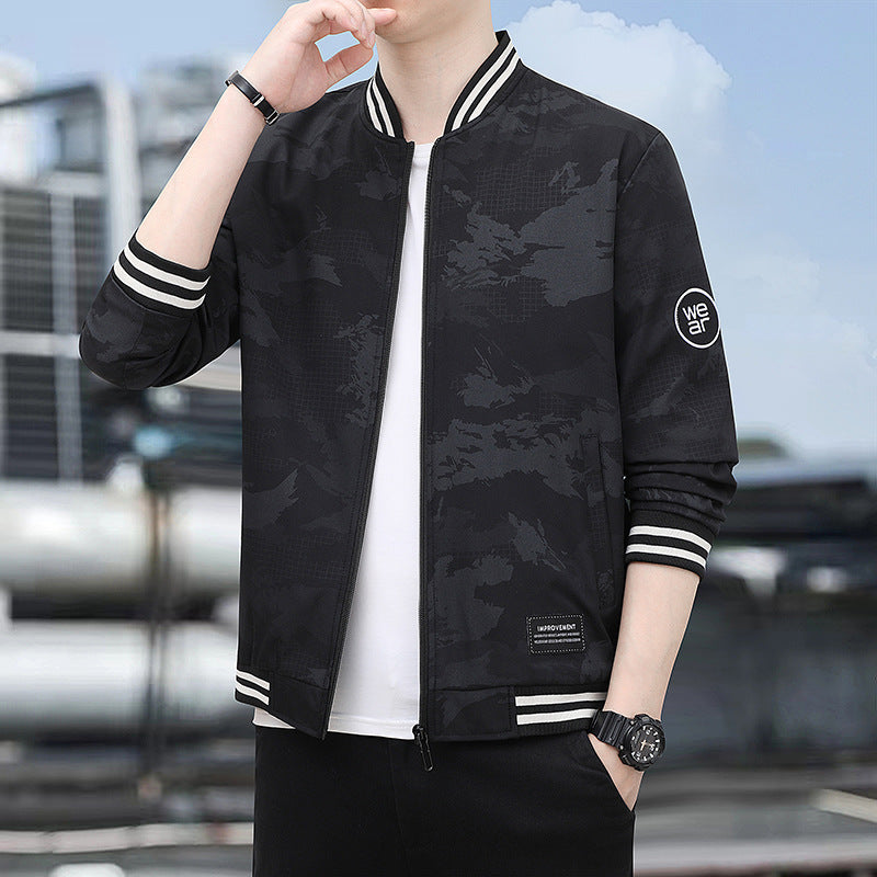 Herren Camouflage Bomberjacke Drune