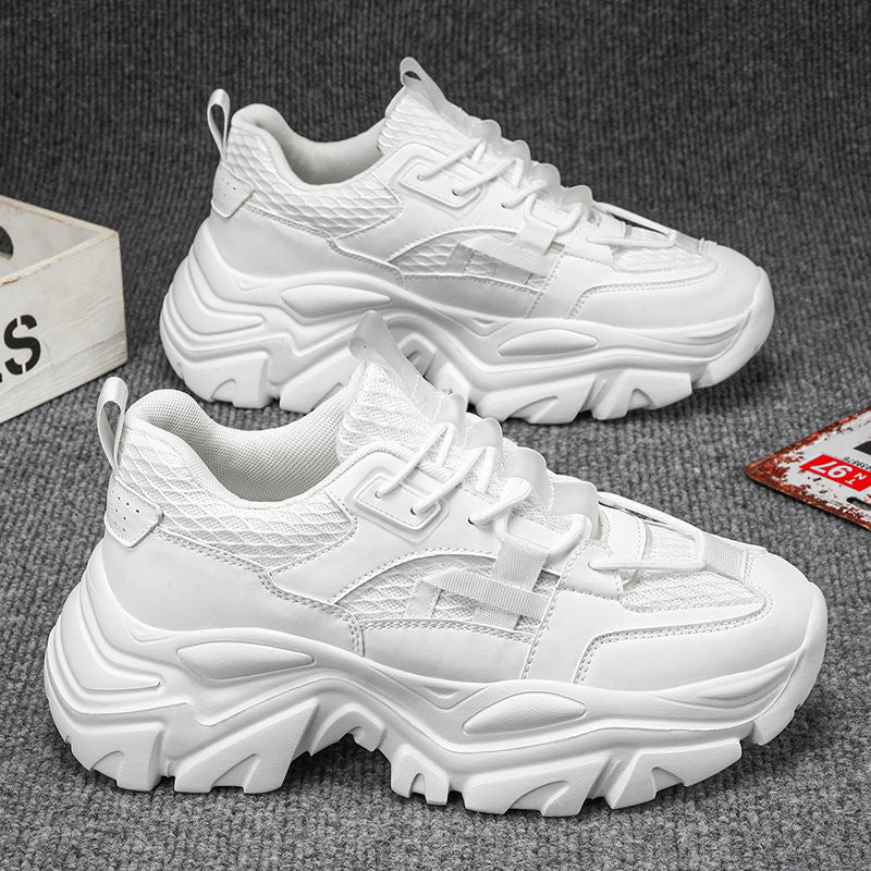 Damen Sportliche Chunky Sneaker mit atmungsaktiver Materialstruktur und rutschfester Gummisohle Drune