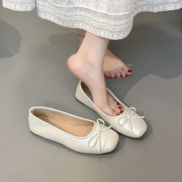 Damen Ballerinas mit zartem Schleifen-Detail und weichem Innenfutter Drune