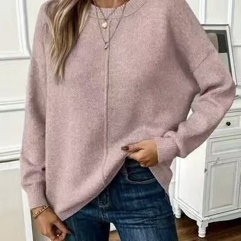 Damen lässiger Strickpullover mit oversized Schnitt Drune