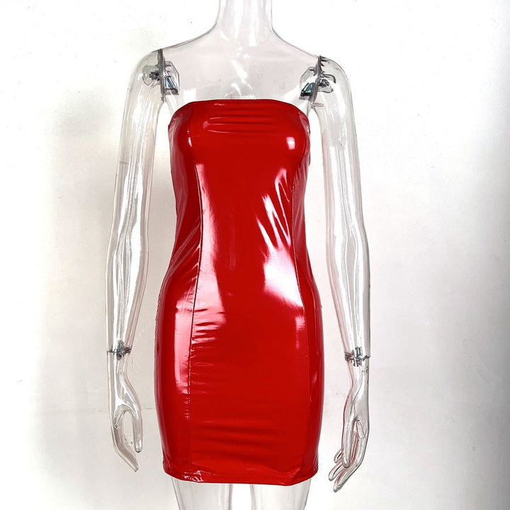 Drune | Exponierte Brust Taille sammelndes Bodycon Kleid