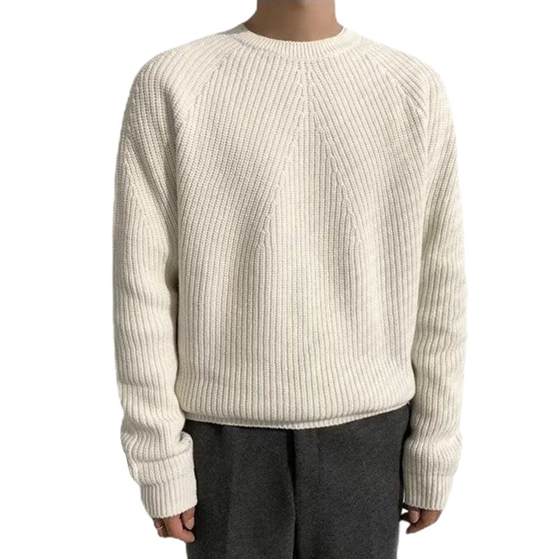 Herren Bequemer Grobstrickpullover Drune