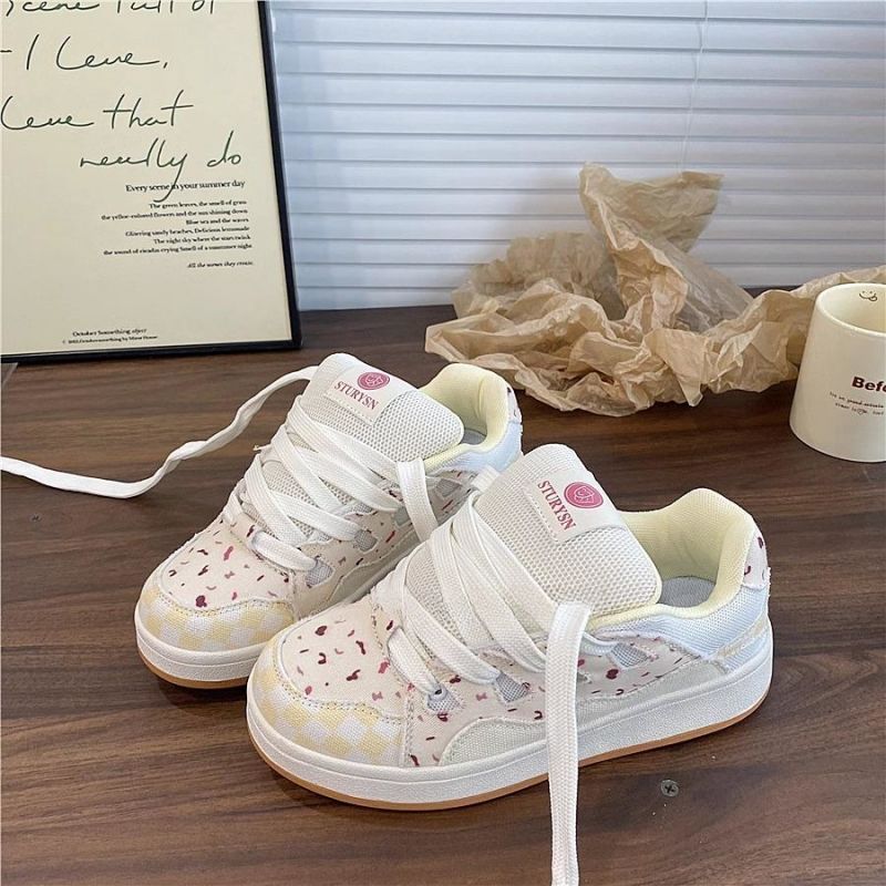Damen Sportliche Sneakers mit verspieltem Design und bequemem Kunststoff-Obermaterial Drune