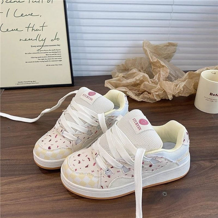 Damen Sportliche Sneakers mit verspieltem Design und bequemem Kunststoff-Obermaterial Drune