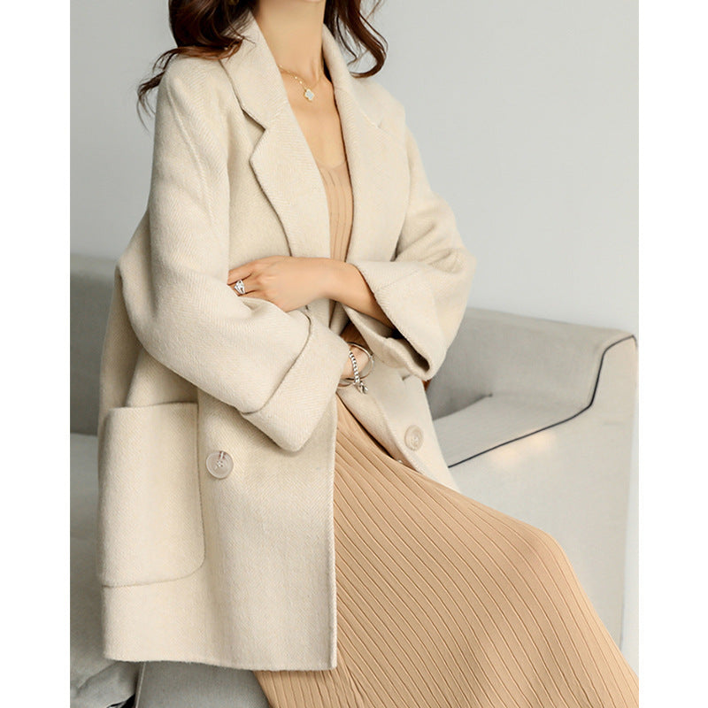 Damen Elegante Oversized-Blazerjacke Drune