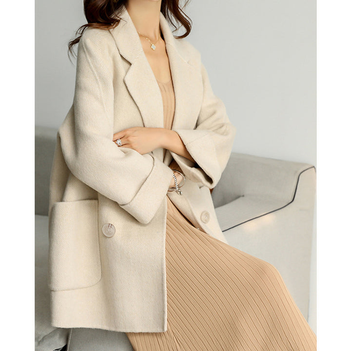 Damen Elegante Oversized-Blazerjacke Drune