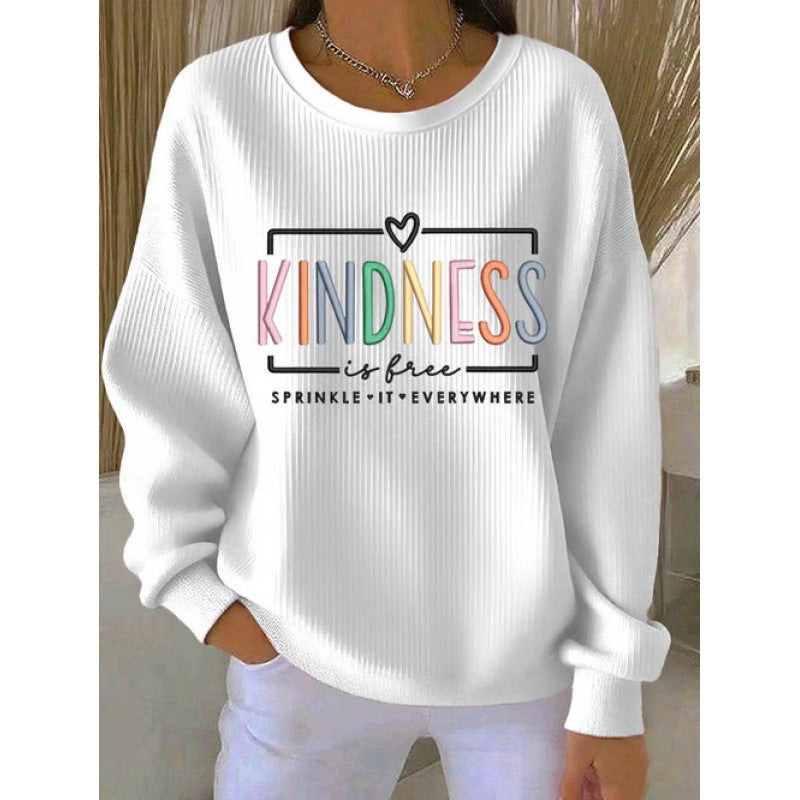 Damen Gemütlicher Sweatpullover mit einzigartigem Design Drune