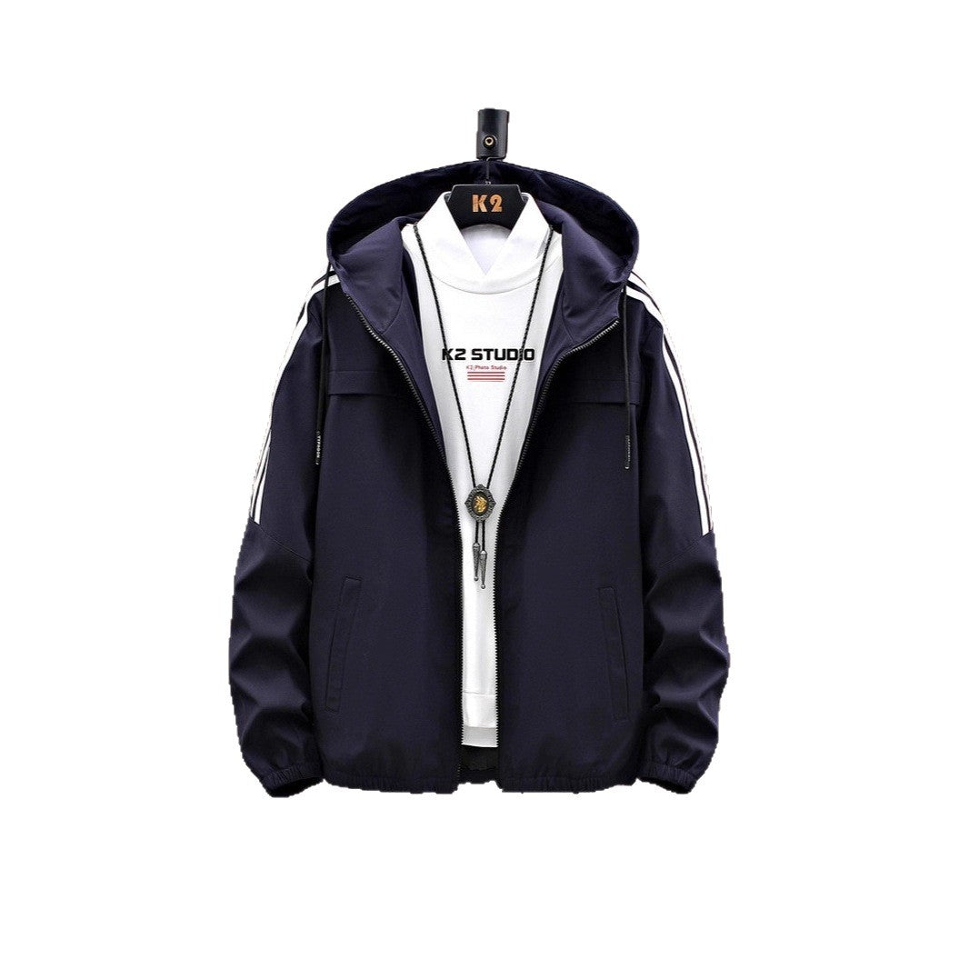 Herren Modische Outdoor-Jacke mit praktischen Taschen Drune