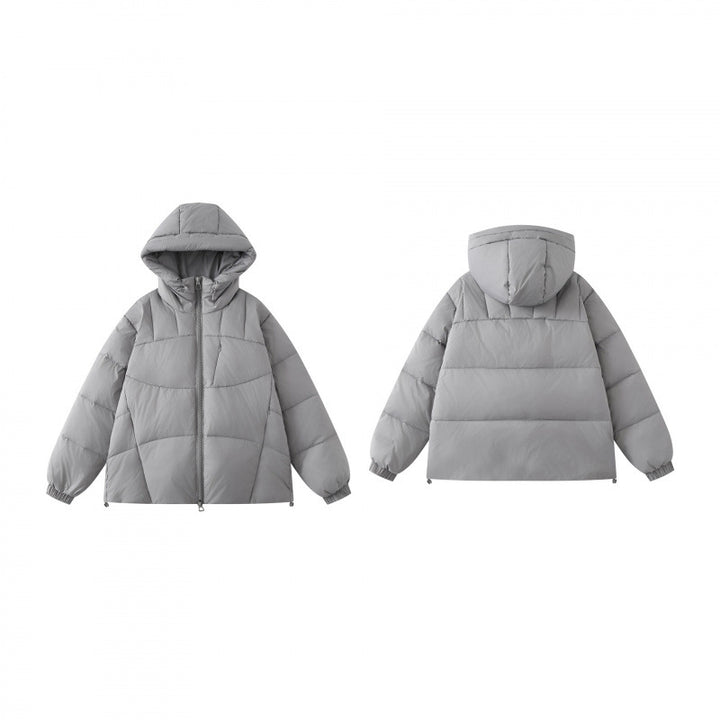 Unisex Wattierte Kapuzenjacke im Oversize-Puffer-Stil Drune