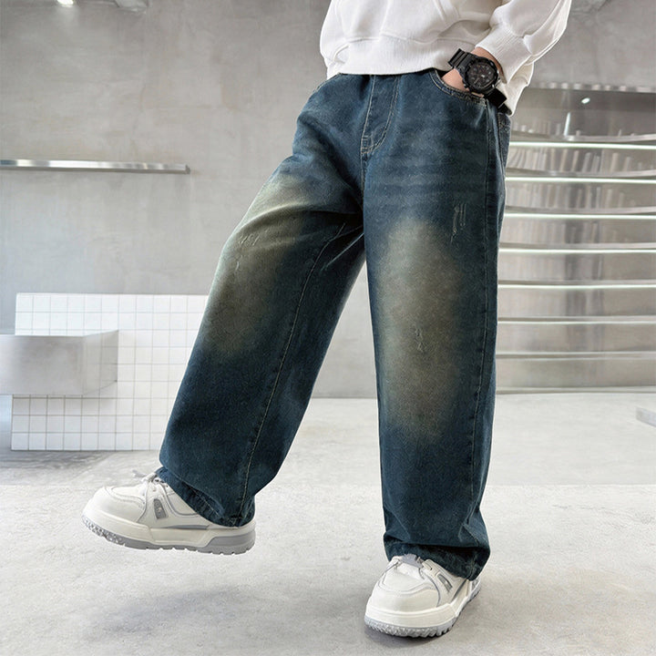 Unisex Weite Jeanshose Drune