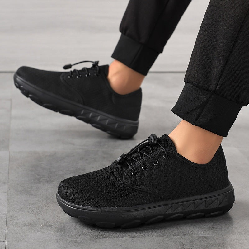 Damen Leichter Freizeit-Sneaker mit Schnellzug-Kordel, perforiertem Mesh & stoßdämpfender Laufsohle Drune