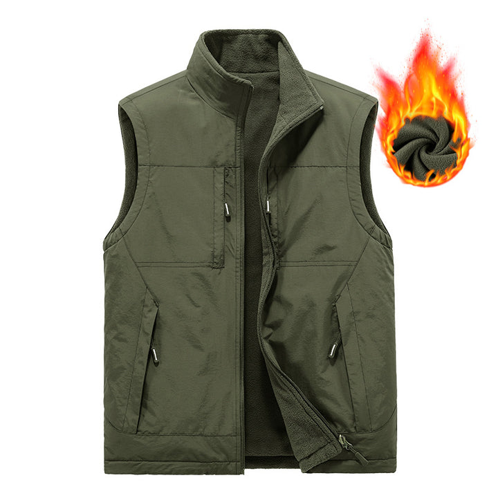 Herren Wende-Weste mit Fleece-Futter Drune