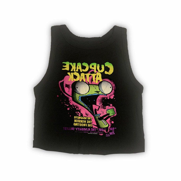 Damen T-Shirt mit kreativem Cupcake-Motiv und modernem Druck Drune