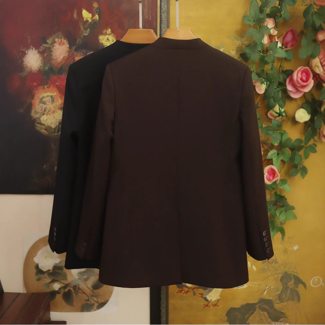 Damen Elegantes Blazer-Set mit schickem Schnitt Drune