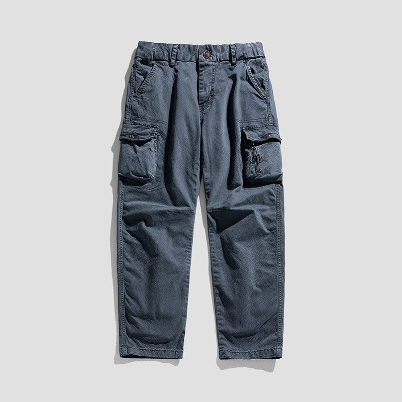 Herren Robuste Utility-Cargohose mit Mehrfachtaschen und verstärkten Kniepartien Drune