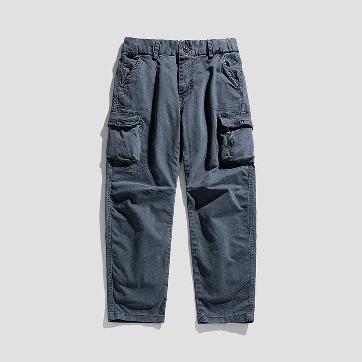 Herren Robuste Utility-Cargohose mit Mehrfachtaschen und verstärkten Kniepartien Drune