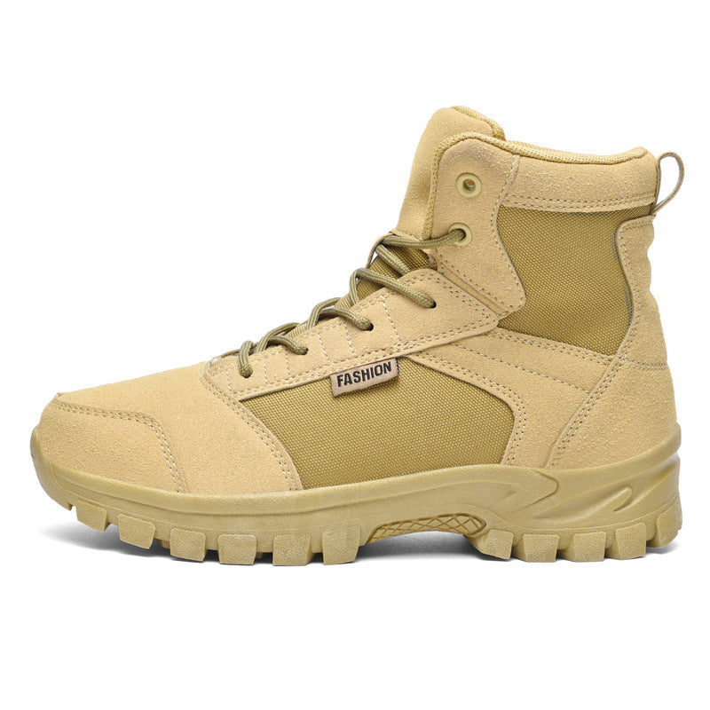 Damen Modische knöchelhohe Einsatz‑Stiefelette im Tactical‑Look mit griffiger Leichtprofilsohle Drune