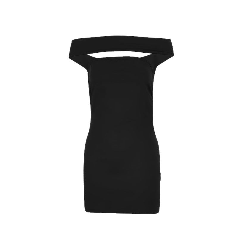 Damen Off-Shoulder Minikleid mit strukturiertem Design Drune