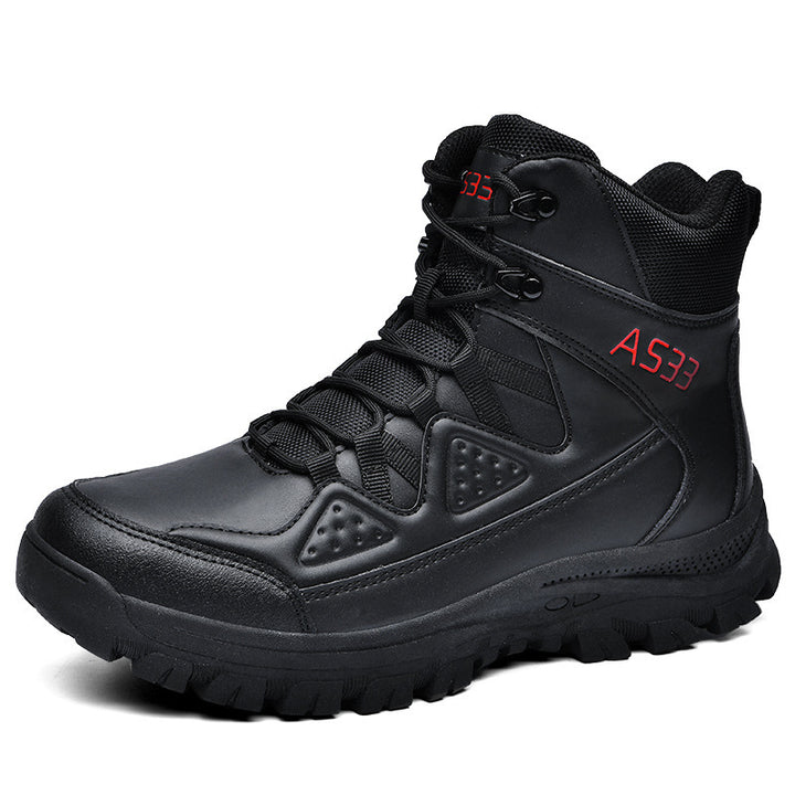Herren Robuste Hochschnitt Wanderschuhe Drune