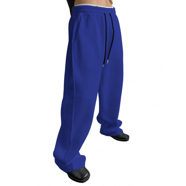 Damen nan weite Oversize Jogginghose mit tiefem Schritt, elastischem Bund und Kordelzug Drune