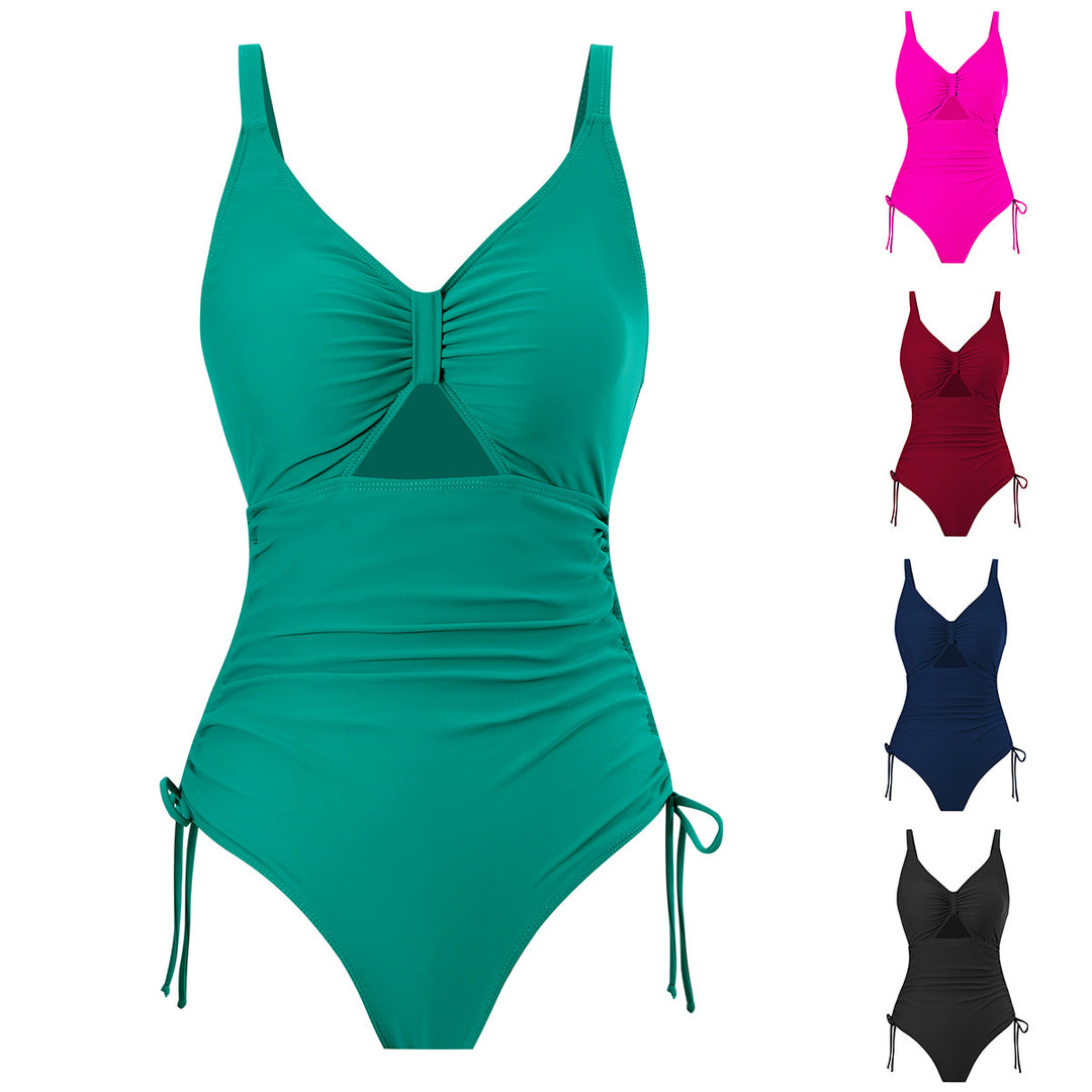 Damen Badekleid mit Cut-Out-Design und verstellbaren Trägern Drune