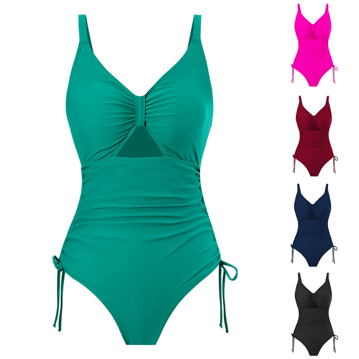 Damen Badekleid mit Cut-Out-Design und verstellbaren Trägern Drune
