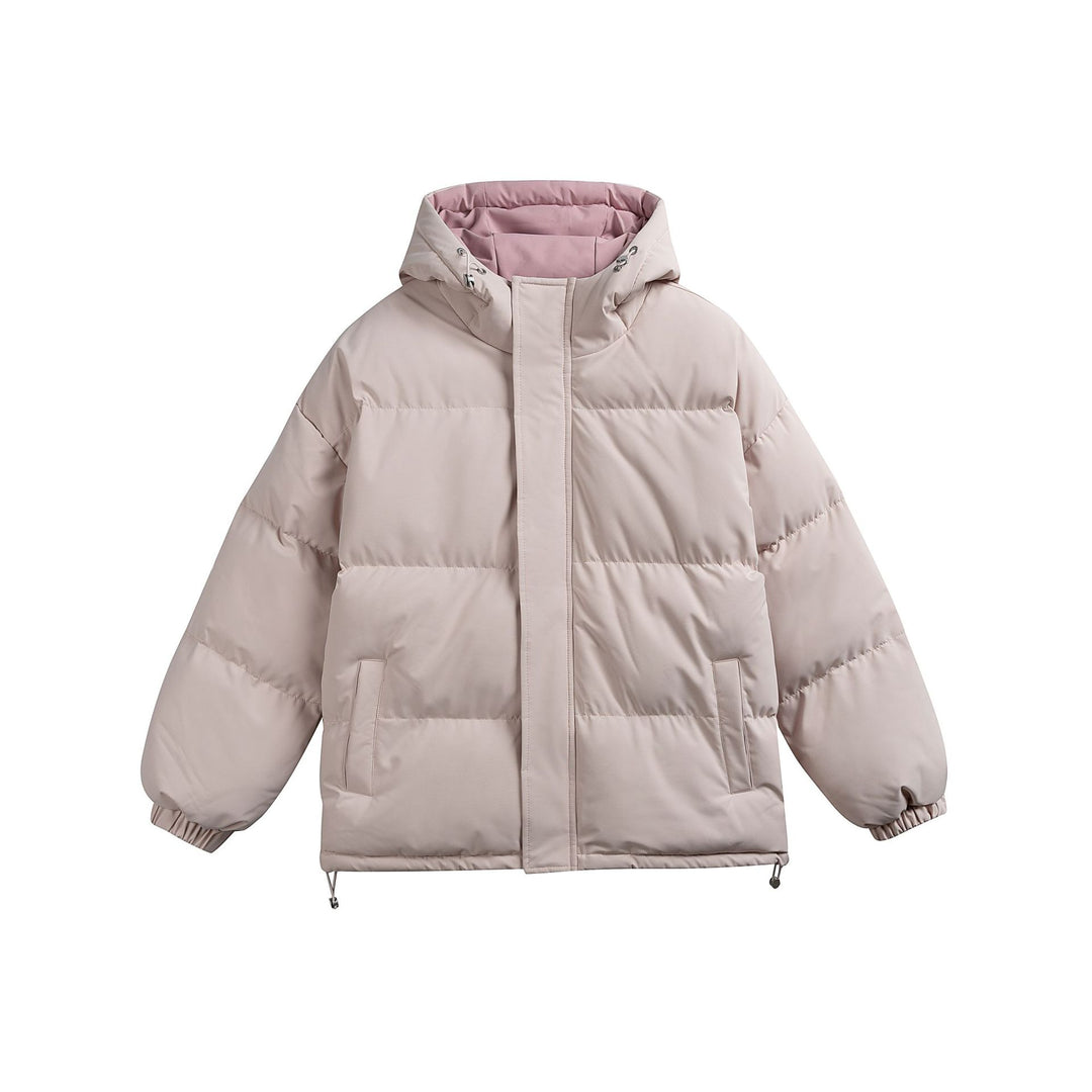 Damen Wattierte Kapuzen‑Steppjacke im Oversize‑Pufferschnitt mit Tunnelzugbund Drune