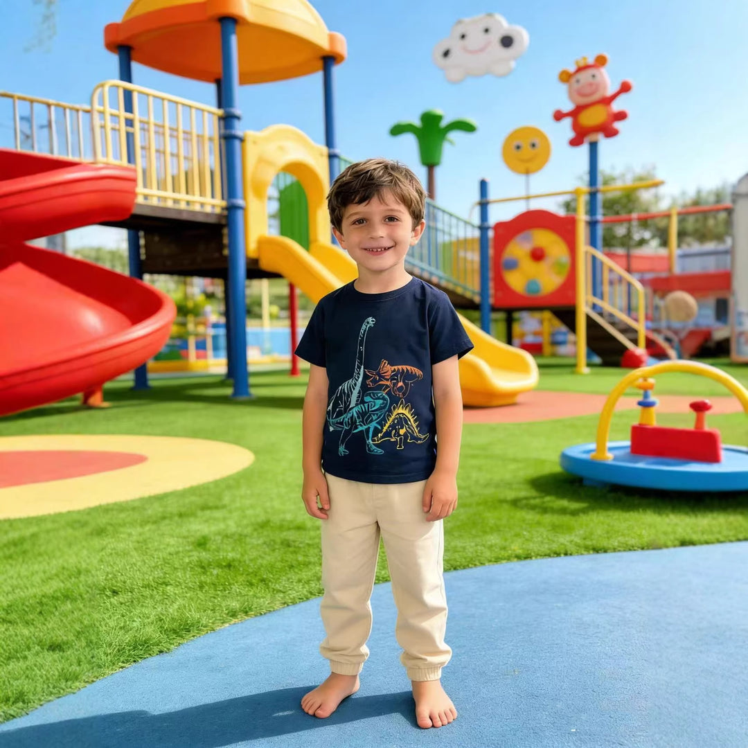 Jungen T-Shirt mit aufregendem Dinosaurier-Design Drune