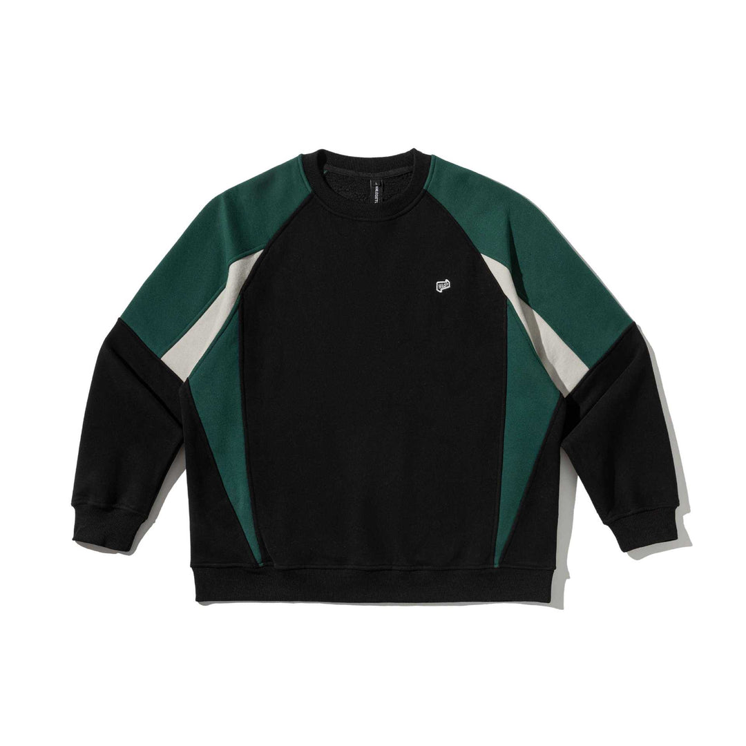 Unisex Colorblock-Sweatshirt mit Raglanärmeln und strukturierter Ziernaht Drune