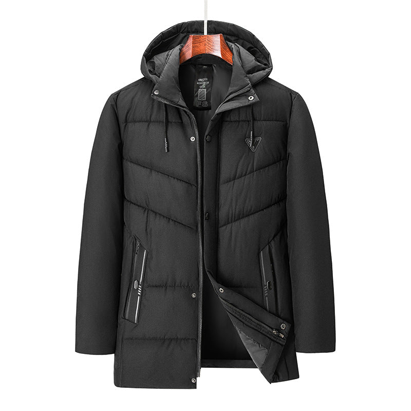 Herren Multifunktionale Steppjacke mit Kapuze Drune