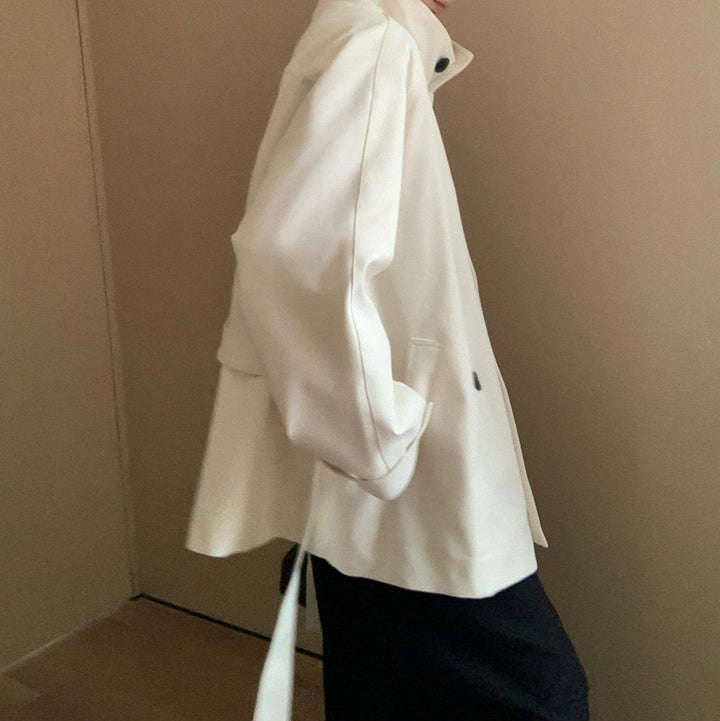 Damen ModischeOversized Übergangsjacke Drune